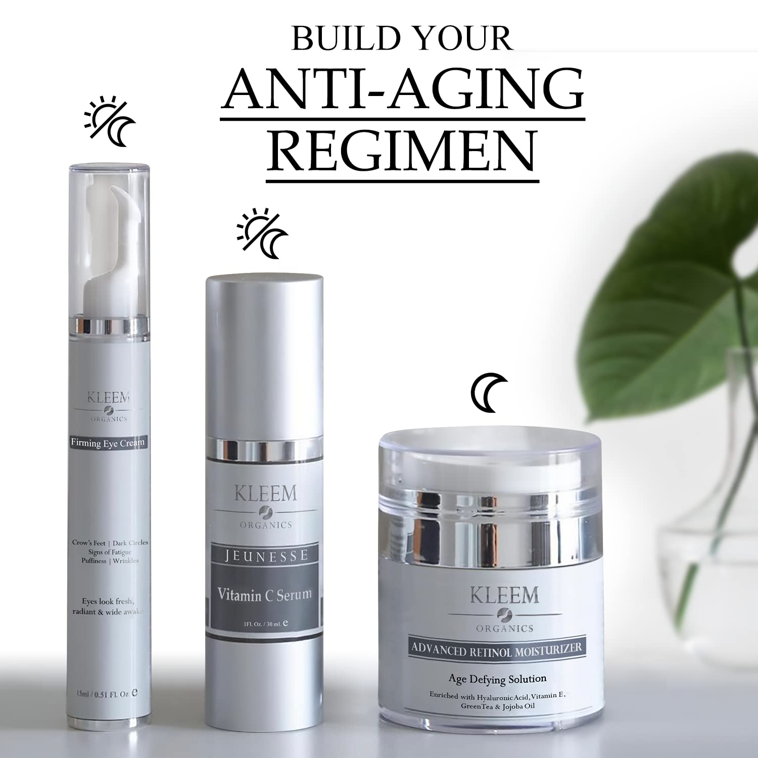 Retinol Face Cream with Hyaluronic Acid & Vitamin E – Anti-Wrinkle Firming Night Cream - Hydrating Night Moisturiser to Reduce Lines and Wrinkles. For Sensitive Skin, 50ml