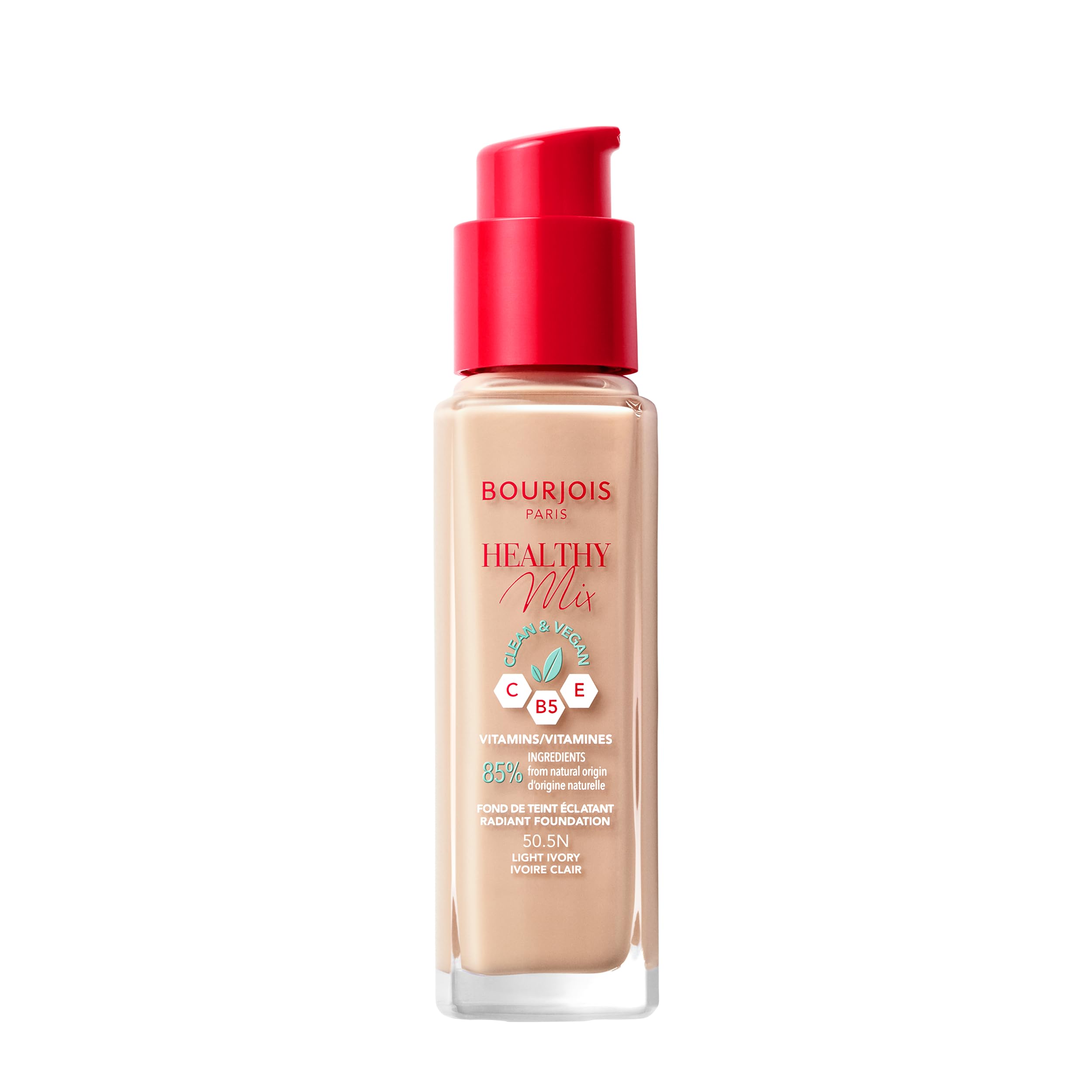 Bourjois Healthy Mix Clean and Vegan Foundation 30ml - 50.5N Light Ivory
