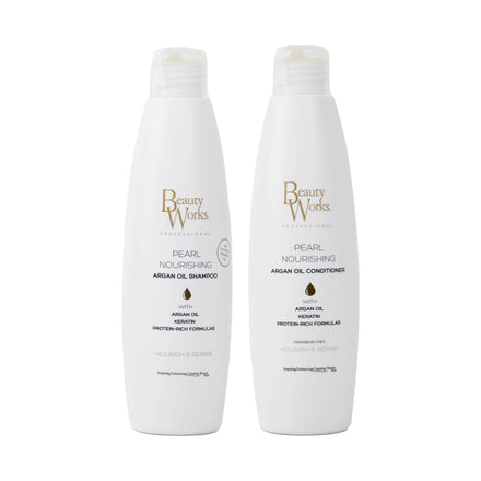 Beauty Works Pearl Nourishing Duo (Sulfate Free) - Shampoo & Conditioner Set 250ml