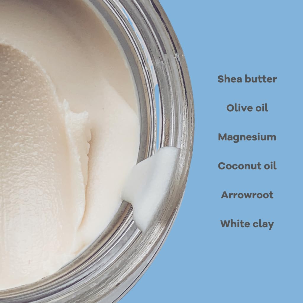 The Natural Deodorant Co, Gentle Deodorant Cream Coconut & Shea 55g, Aluminium Free, Plastic Free, Sensitive Skin