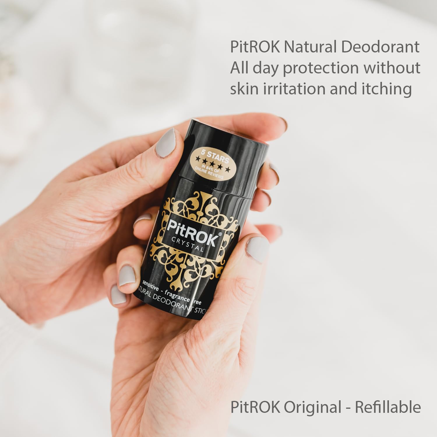 Pitrok Crystal - Natural Deodorant Stick - 100g