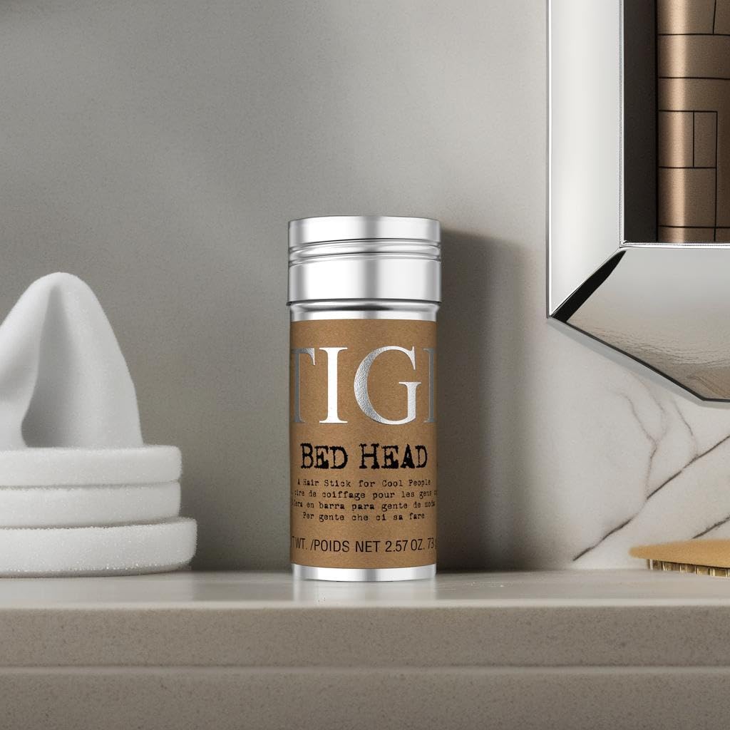 TIGI Bed Head Hair Wax Stick For Cool People, For a Soft, Pliable Hold, Hair Styling Product With Beeswax & Japan Wax 2.57 oz