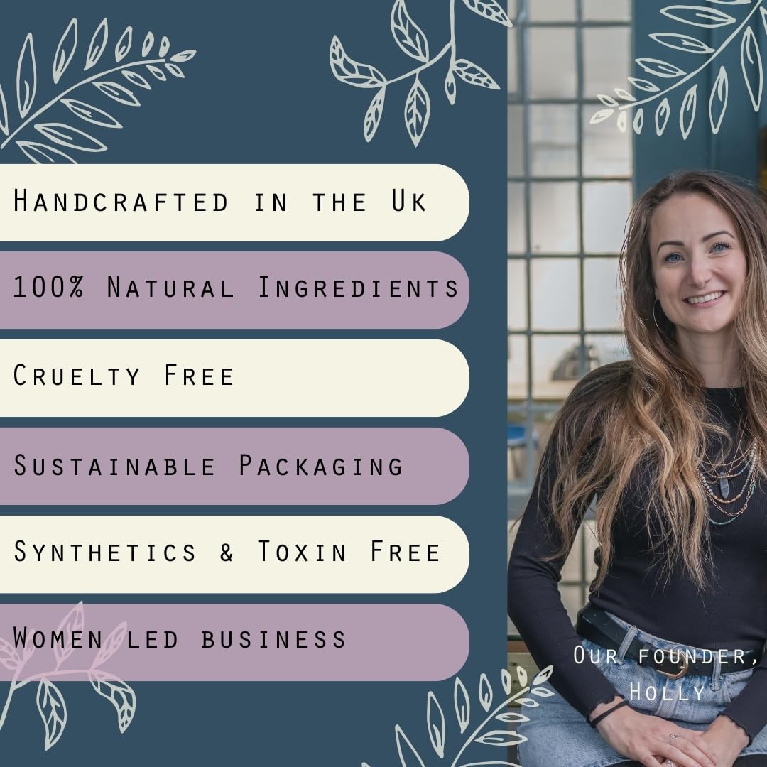 The Ilex Wood - Frankincense and Bergamot Face Balm - 100% Natural, Vegan, Moisturising, Anti Ageing, Wrinkle and Line Reducing Ingredients, Cruelty Free - 60ml (2.03 fl oz)