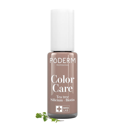 PODERM Swiss-Made Antifungal Nail Polish β Taupe | Breathable Treatment with Tea Tree, Silicon & Biotin | Strengthens, Repairs & Conceals Yellow, Brittle & Damaged Nails | Podiatrist-Developed