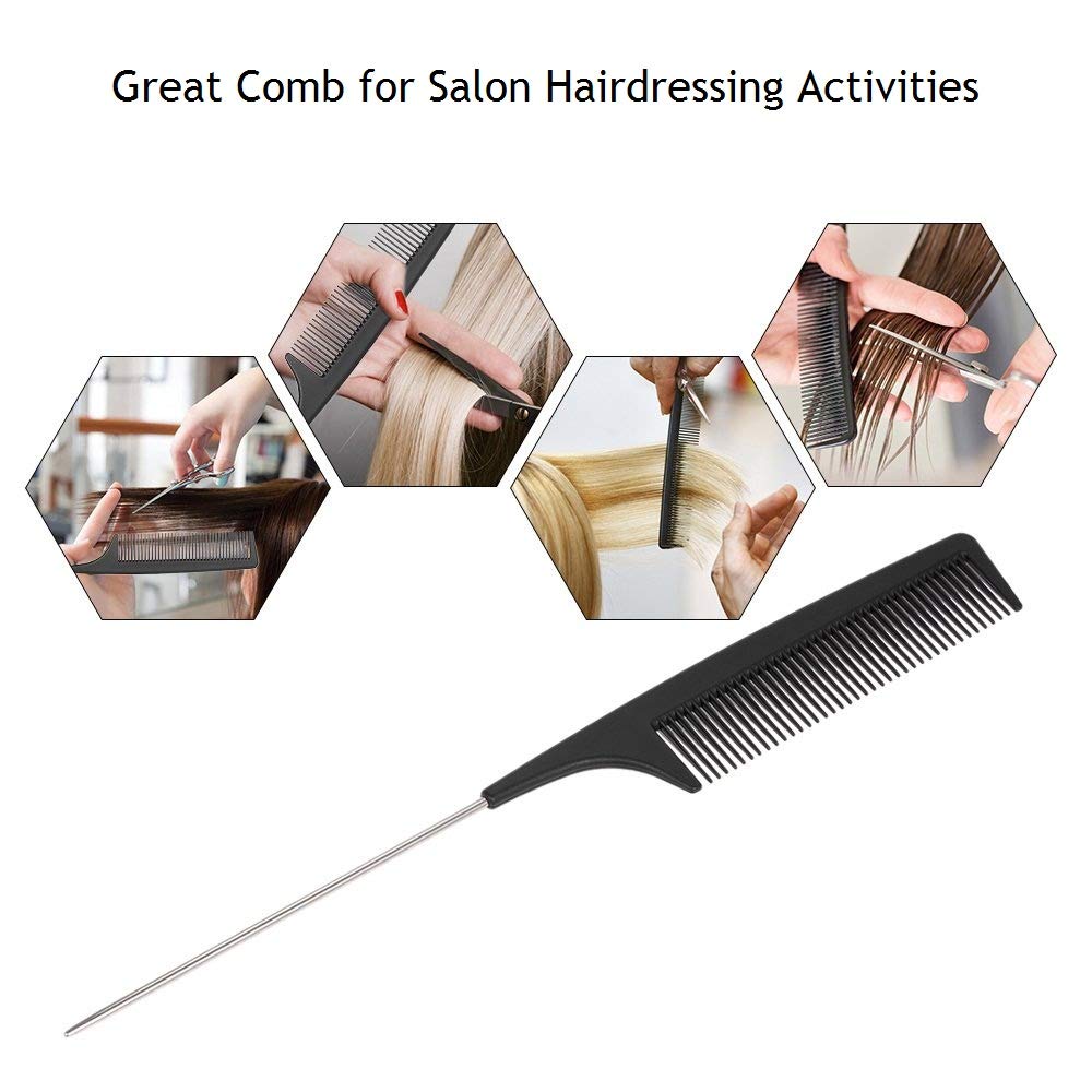 12pcs Hair Clips for Styling Sectioning + 1pcs Antistatic Parting Comb for Women Girl Stylist Hair Braiding Cutting Hairdressing Salon Tool by JT JUSTIME