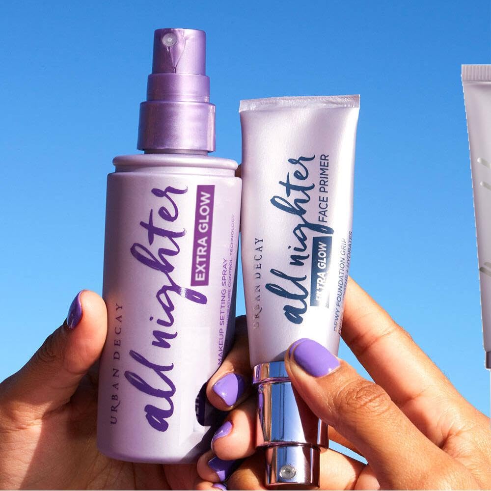 Urban Decay All Nighter Makeup Setting Spray With Extra-Glow Finish, Long-Lasting Fixing Spray for Face, Up to 16 Hour Wear, Vegan Formula*, 118ml