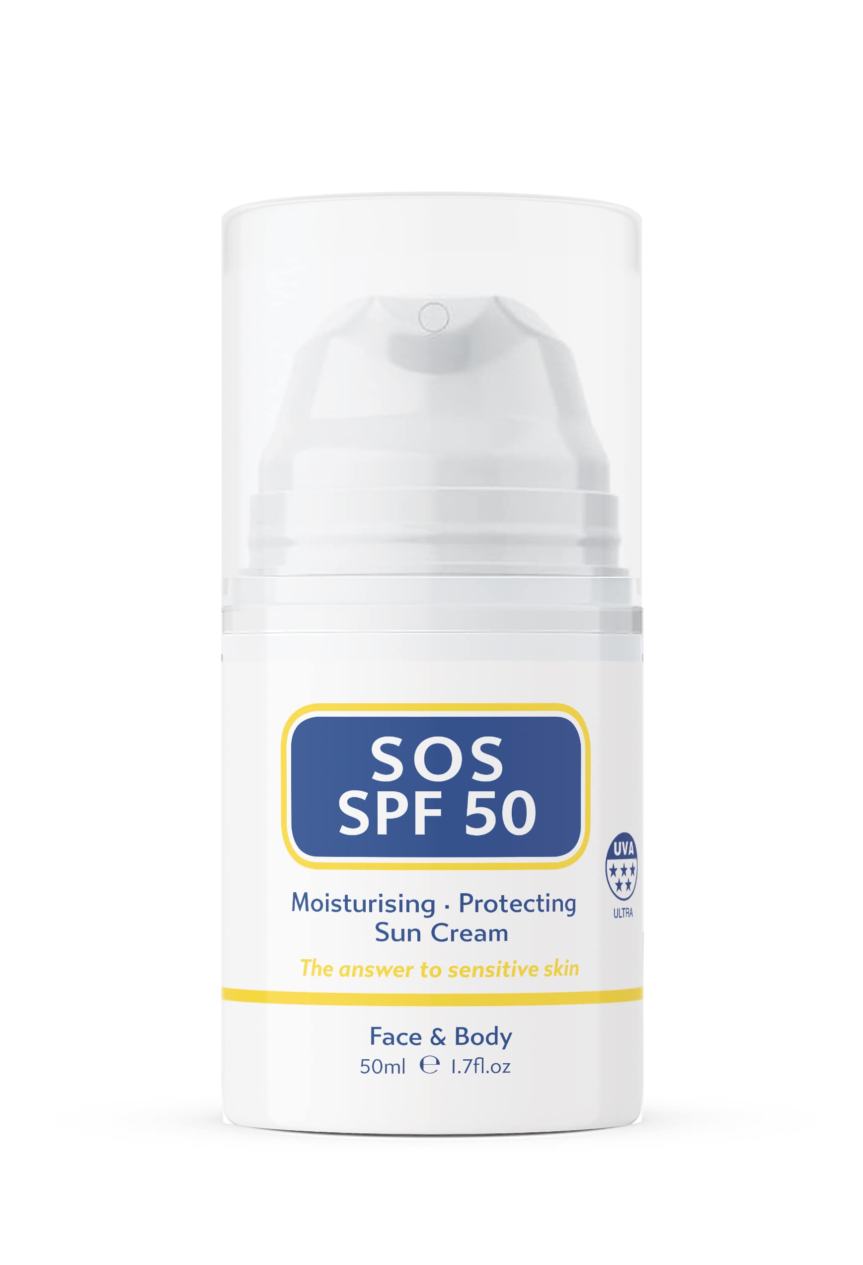 SOS SPF 50 Sun Cream, 50ml