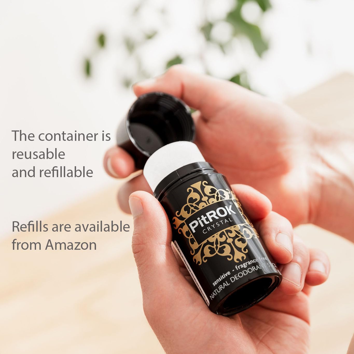 Pitrok Crystal - Natural Deodorant Stick - 100g