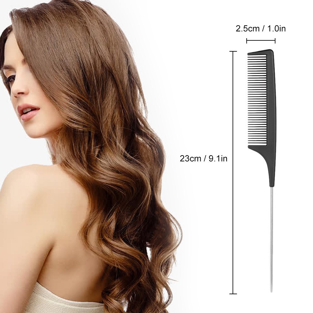 12pcs Hair Clips for Styling Sectioning + 1pcs Antistatic Parting Comb for Women Girl Stylist Hair Braiding Cutting Hairdressing Salon Tool by JT JUSTIME