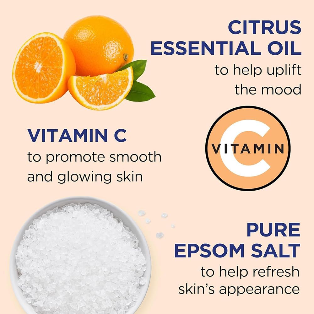 Dr Teal's Moisture Glow & Radiant Body Lotion with Vitamin C & Citrus Oil, 18 fl oz