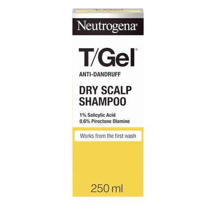 Neutrogena T/Gel Anti-Dandruff Shampoo for Dry Hair, 250 ml