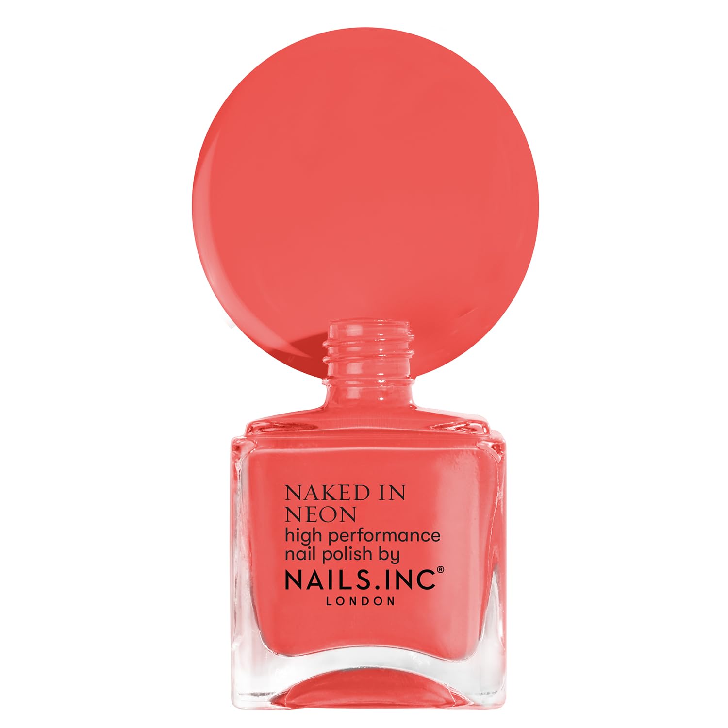 Nails.INC Coral Street Neon Nail Polish