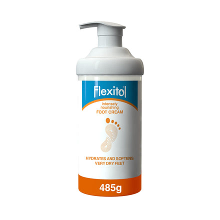 Flexitol Intensely Nourishing Foot Cream, Quick Absorbing, Vitamin E-Enriched Formula to Hydrate, Soften, and Moisturise Very Dry Feet and Legs, Maintain Smooth Feet| 1 x 485g