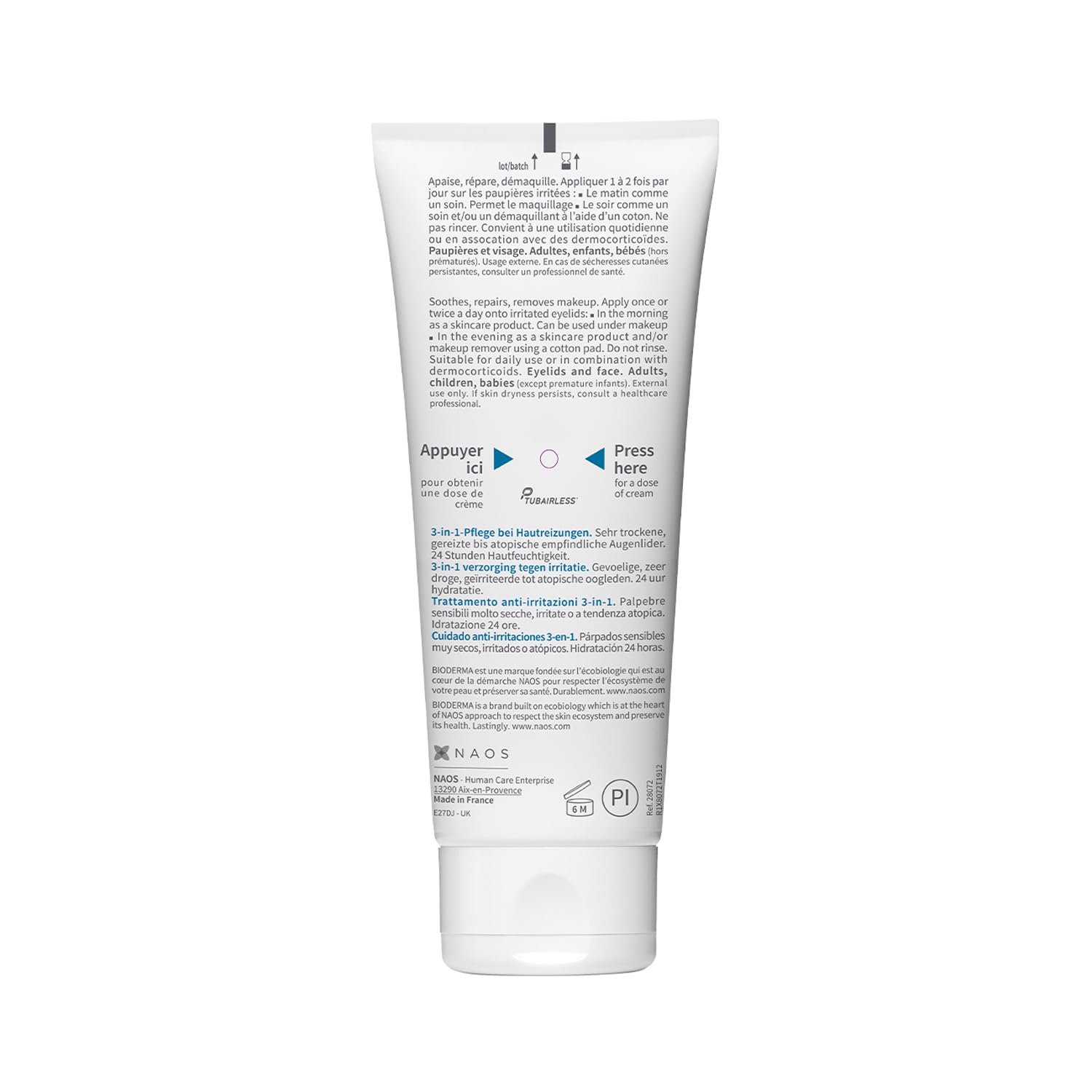 Bioderma Atoderm Soin 3-en-1 contour des yeux 100ml