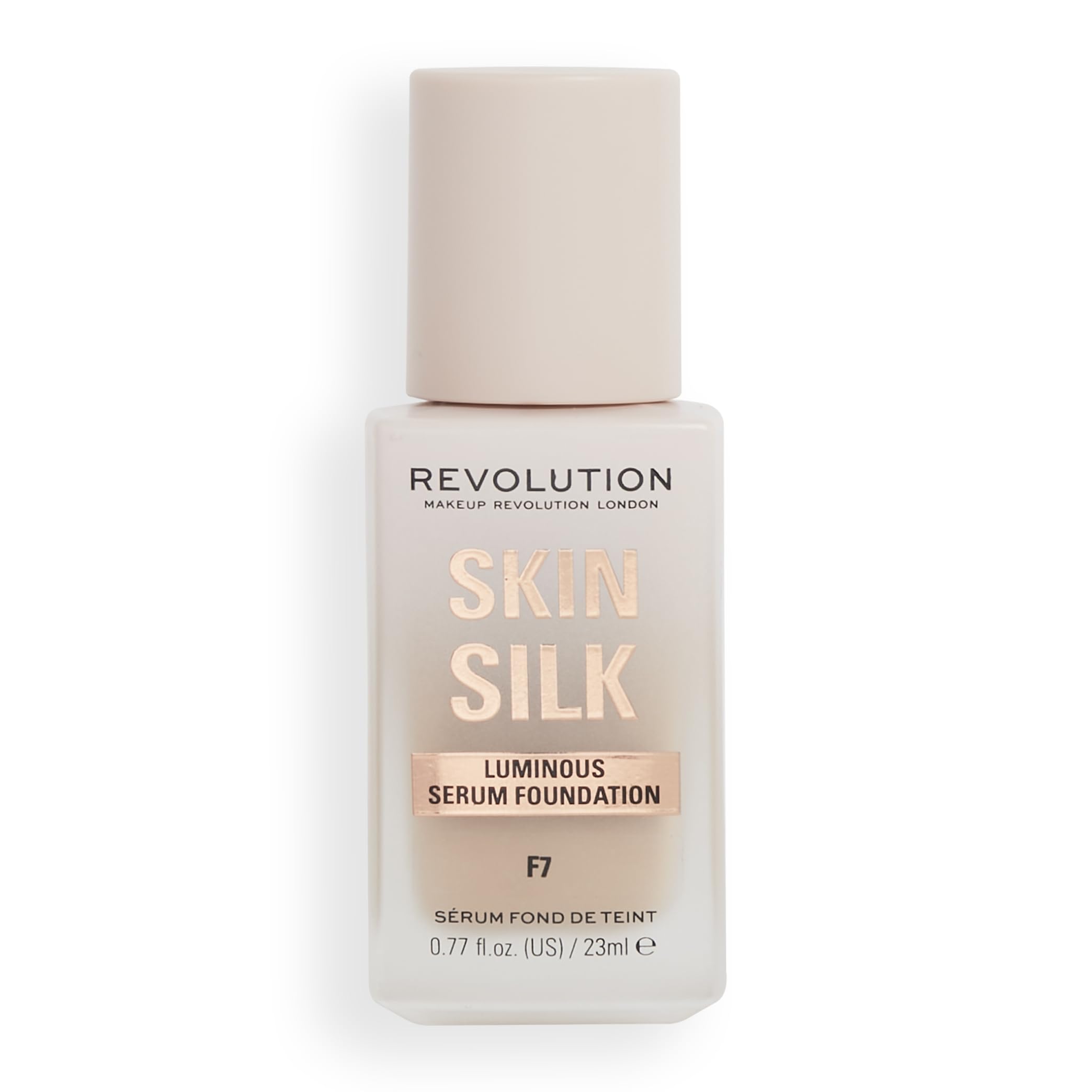 Skin Silk Serum Foundation, Light to Medium Coverage, Lightweight & Radiant Finish, Contains Hyaluronic Acid, F7 Light Skin Tones, 0.77 Fl. Oz.