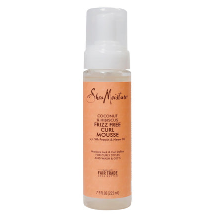 Shea Moisture Coconut and Hibiscus Frizz-Free Curl Mousse 220 ml
