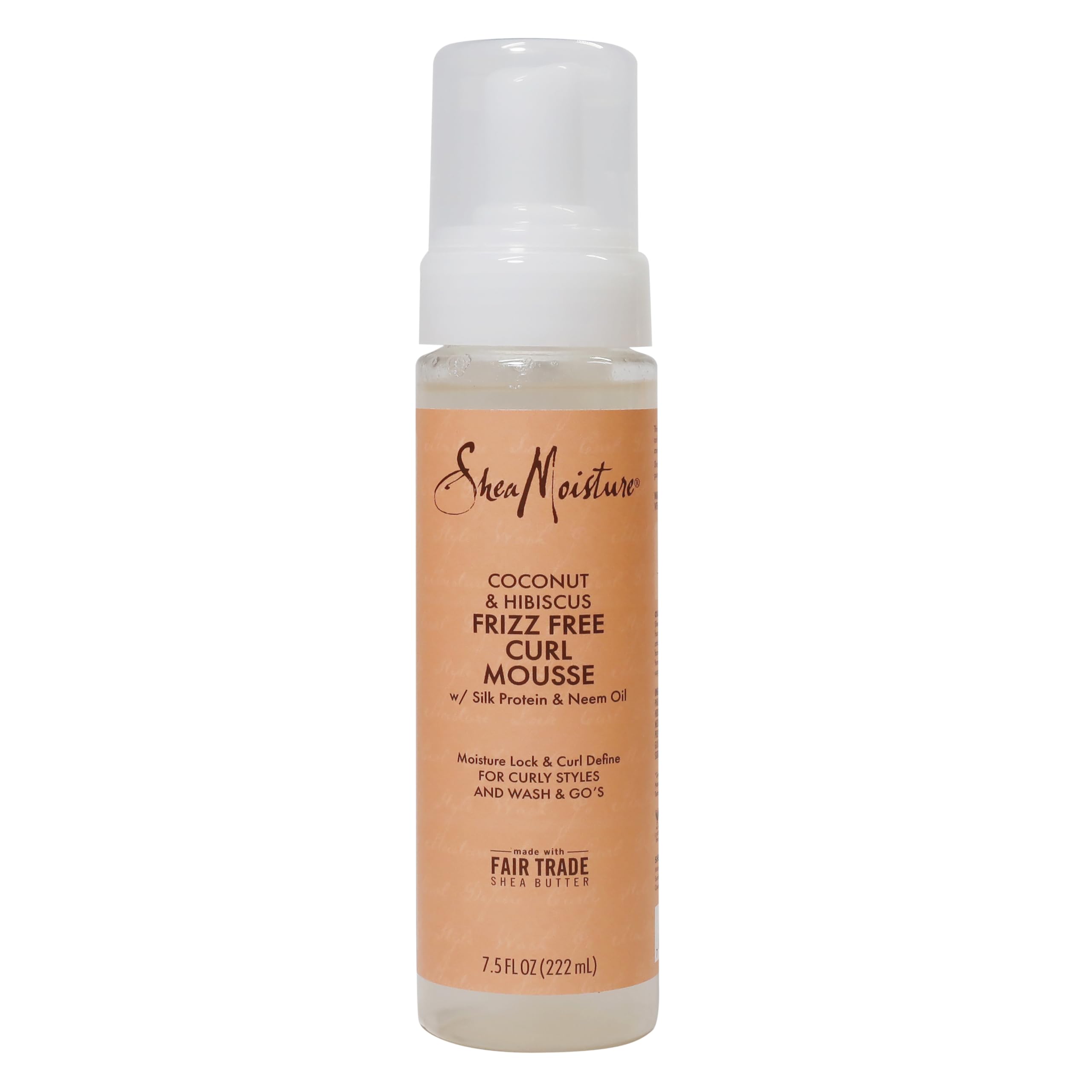 Shea Moisture Coconut and Hibiscus Frizz-Free Curl Mousse 220 ml