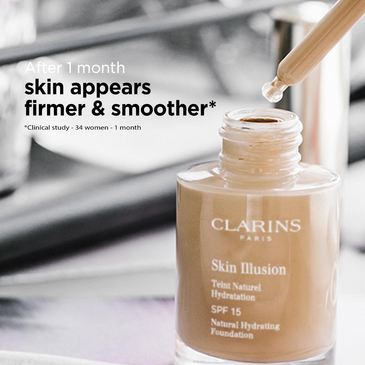 Clarins Skin Illusion Foundation SPF15 110 Honey 30ml