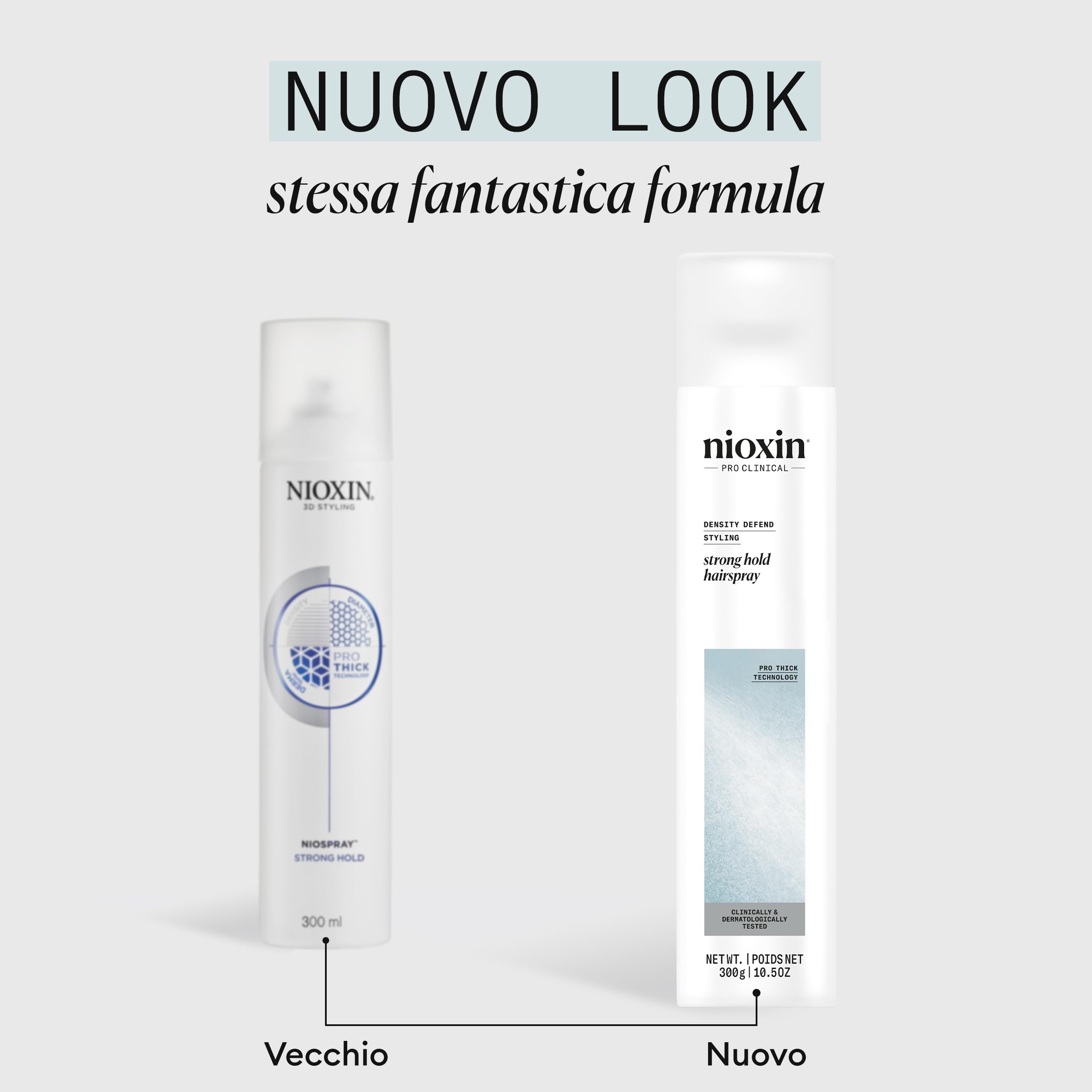 Nioxin Density Defend Styling Strong Hold Volume Hair Spray - Long-Lasting Hairstyles, for Medium to Coarse Hair (300ml)