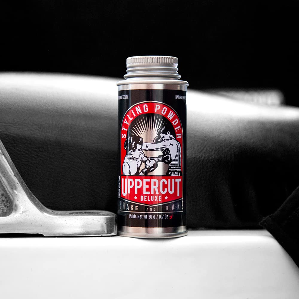 Uppercut Deluxe Hair Styling Powder, Hair Texture Power to Add Texture and Volume, Light Flexible Hold and Natural Matte Finish Mens Hair Product 20g