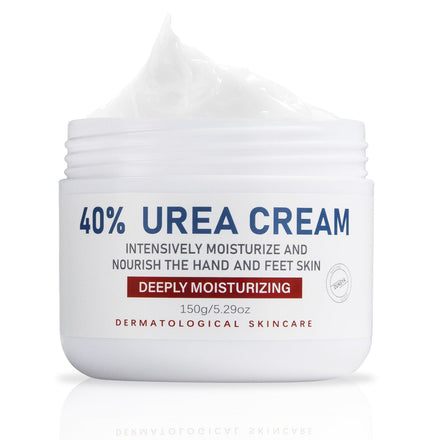 OUKEYA Urea Cream 40 Percent, Urea Foot & Hand Cream for Cracked Heels and Dry Skin, Urea Lotion for Deep Moisturizing, Callus Remover Nourishes Soften, Foot Moisturiser for Women&Men,Maximum Strength