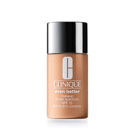 Clinique Even Better Makeup Medium Coverage Foundation Broad Spectrum SPF 15 | Evens Skin Tone + Reduces Dark Spots, Neutral, 1 Fl Oz