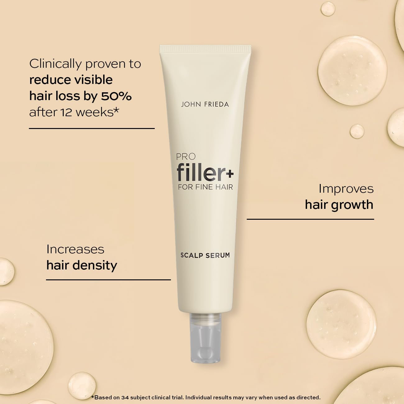 John Frieda PROFiller+ Hair Growth Scalp Serum 50ml