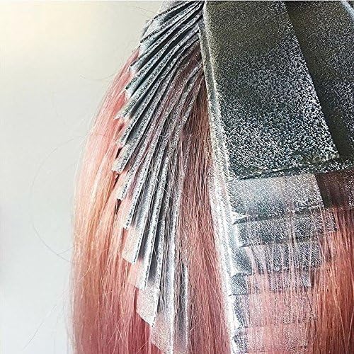 Framar Silver Embossed Roll Hair Foil, Hair Foils for Highlighting, Foils for Highlights, Hairdressing Foil for Hair Highlights, Highlighting Foil, Framar Foil Sheets, Hair Foils for Colouring – 320ft