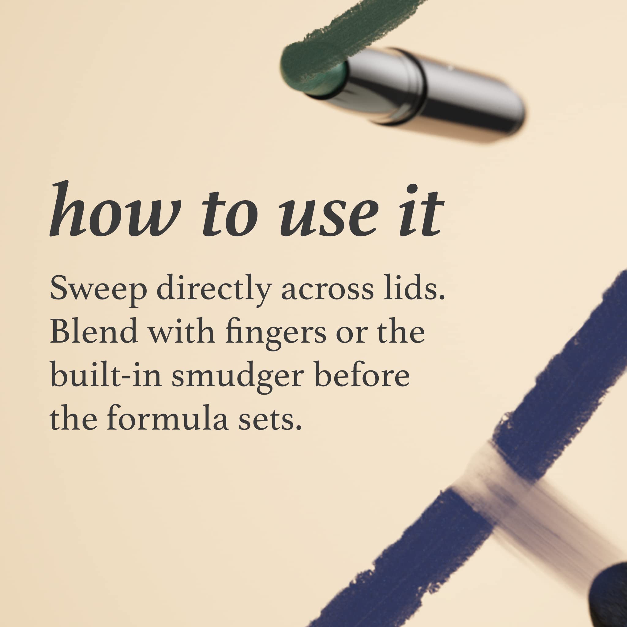 Julep Eyeshadow 101 Crème-to-Powder Eyeshadow Stick (Cocoa) Long-Lasting, Waterproof Eye Shadow - Blendable, Crease-Proof Eye Shadow Stick with Built-In Smudger - Shimmer Eyeshadow