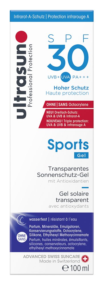 Ultrasun Sports SPF30 Transparent Sun Protection Gel 200 ml