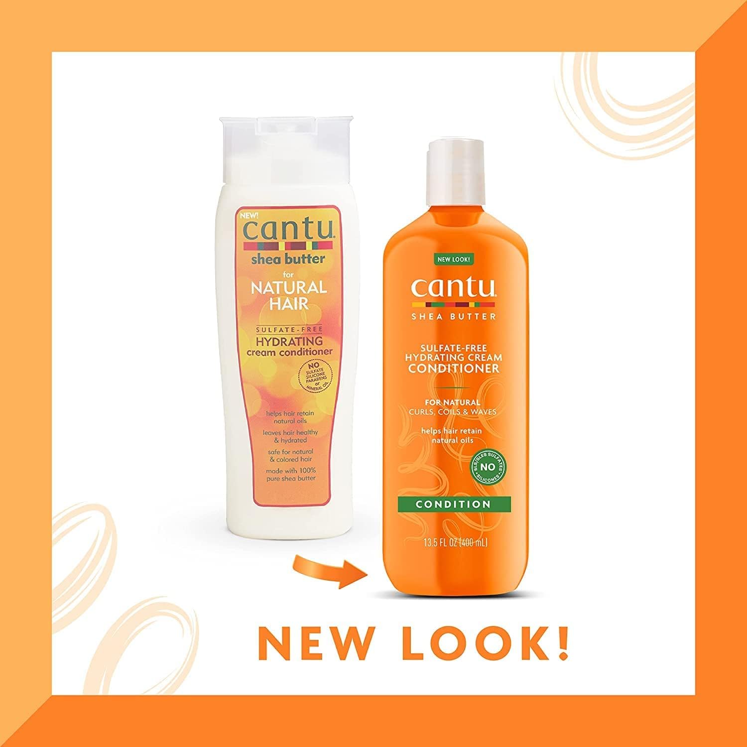 Cantu Shea Butter for Natural Hair Shampoo and Conditioner SULFATE FREE by Cantu