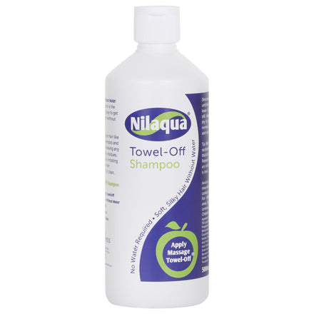 Nilaqua towel off shampoo, White, 16.91 Fl Ounce