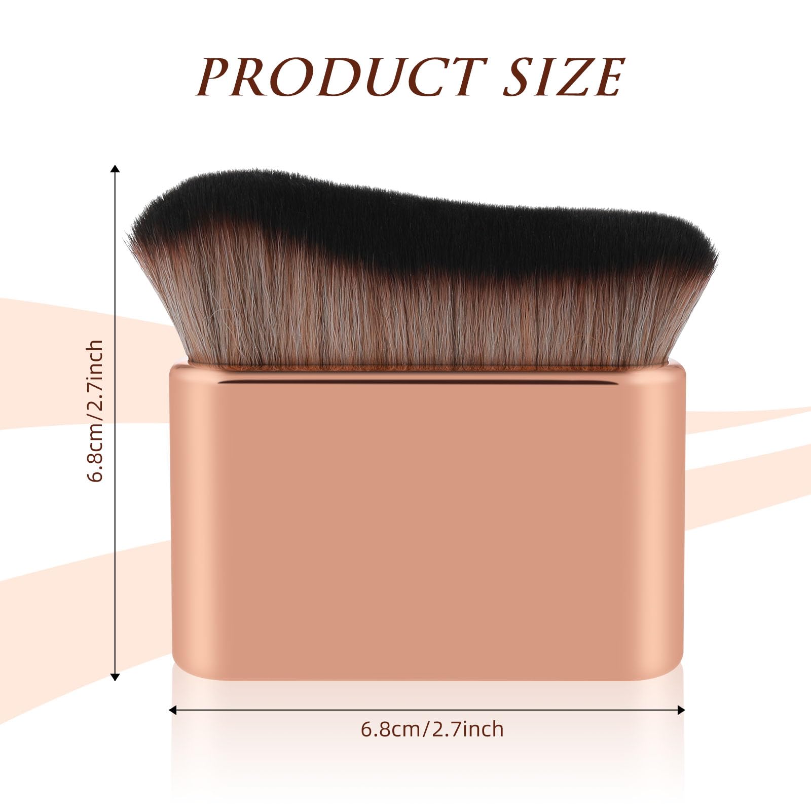 Tanning Brush, Body Makeup Brushes Self Tanner Brush Kabuki Foundation Brushes Makeup Blend & Blur Tan Applicator for Body & Leg Tanning for Tanners Mousse
