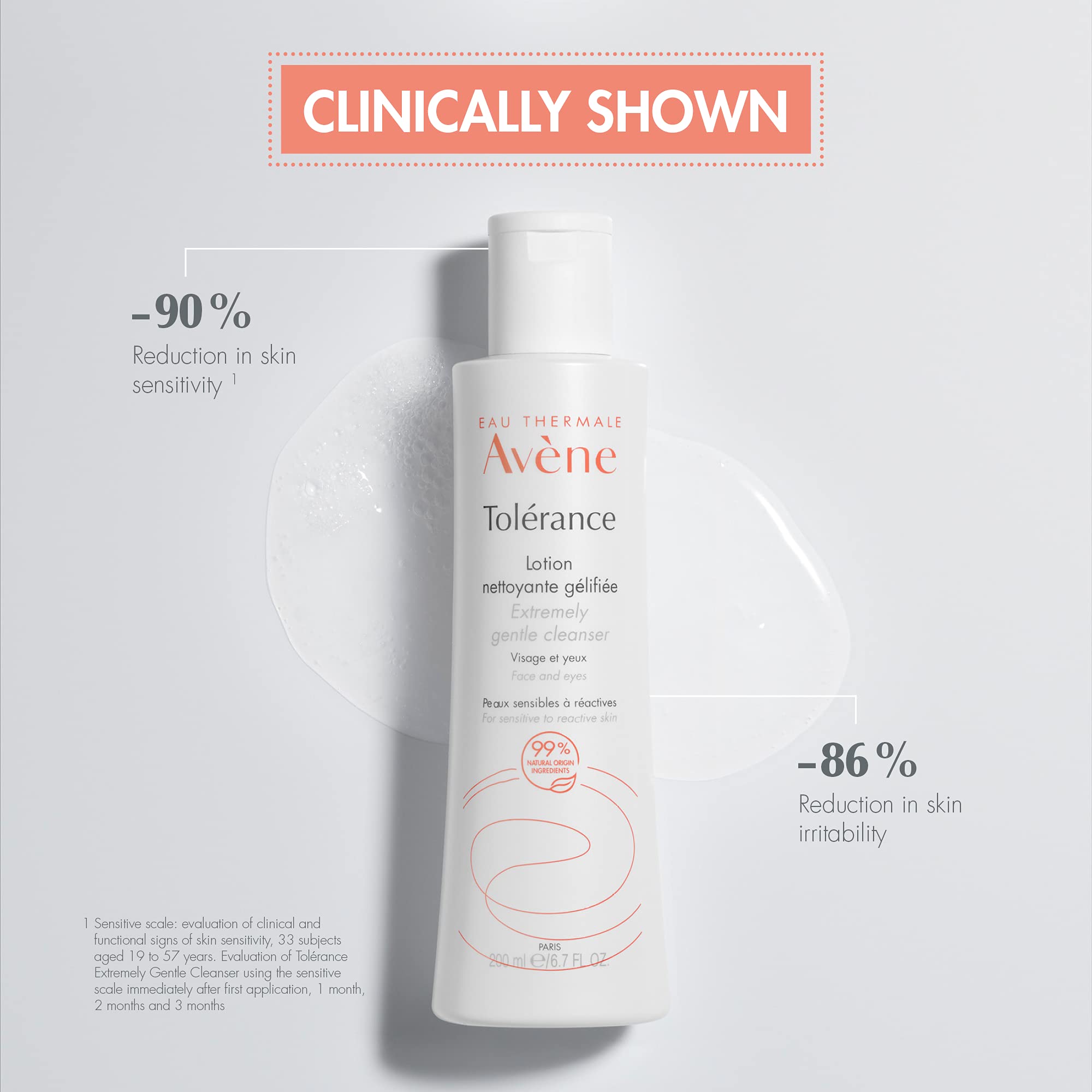 Avène Tolerance Extremely Gentle Cleanser for Sensitive Skin