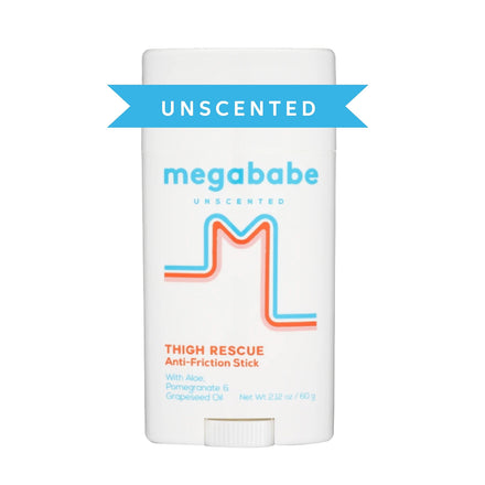 Megababe Unscented Anti-Chafing Sticks to Save Thigh | Prevents Friction and Skin Irritation | Thighs, Arms, Bra Lines and More | 50ml