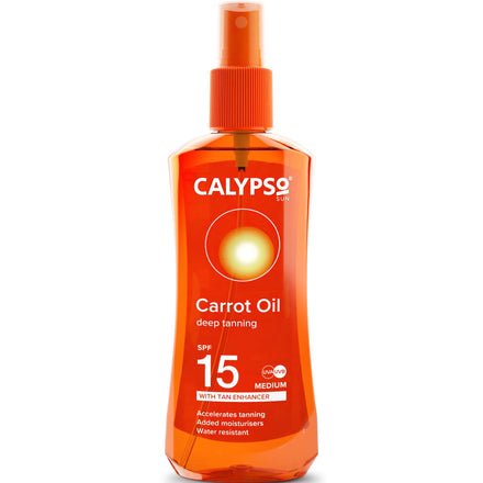 Calypso CARROT OIL Deep Tanning SPF 15 Medium Spray 200ml