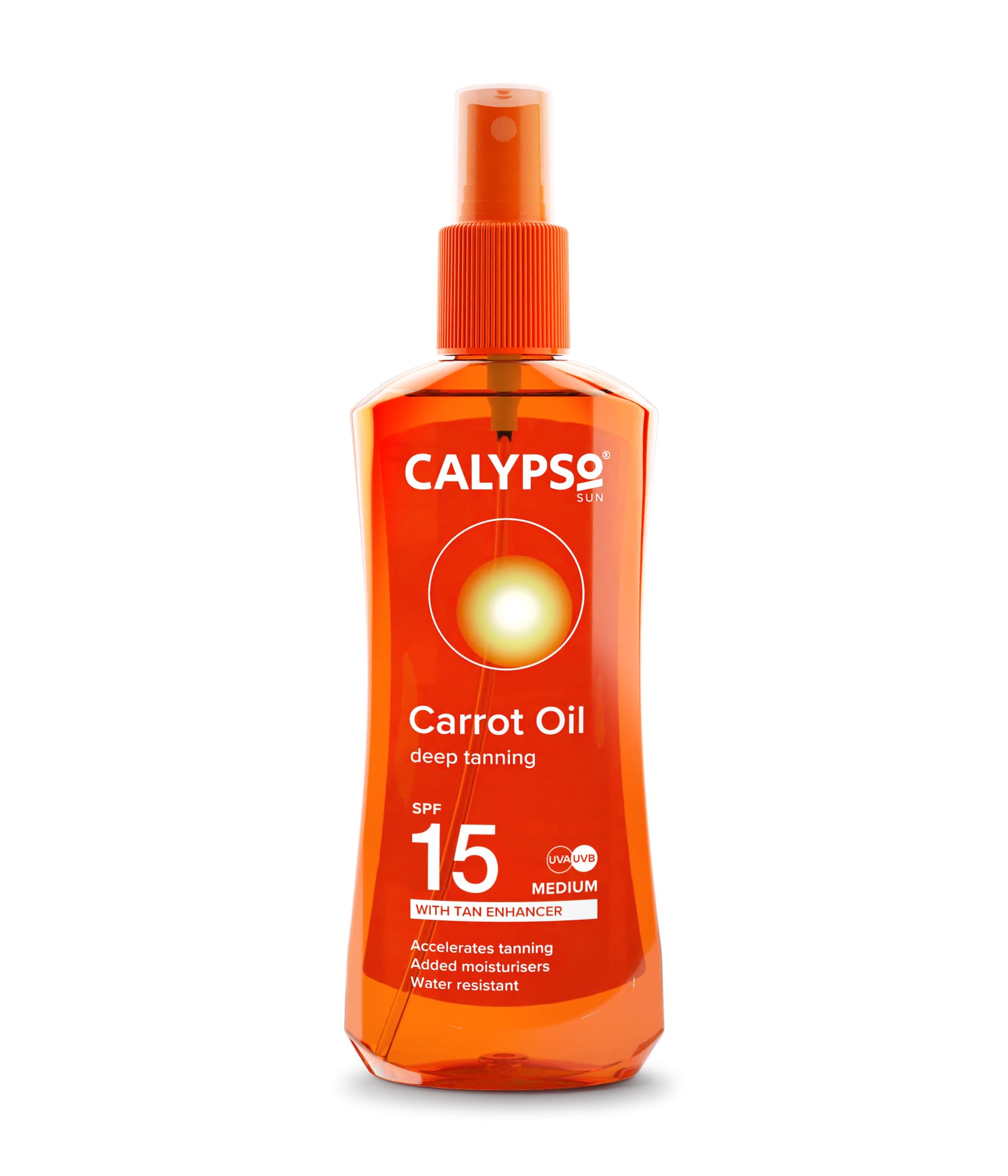 Calypso CARROT OIL Deep Tanning SPF 15 Medium Spray 200ml