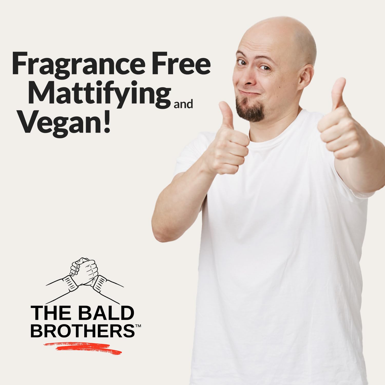 The Bald Brothers Scalp Moisturiser with Apricot Seed Oil| Mattifying, vegan, no grease | Bald Boss everyday Face & Head Care | No Fragrance