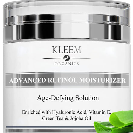 Retinol Face Cream with Hyaluronic Acid & Vitamin E – Anti-Wrinkle Firming Night Cream - Hydrating Night Moisturiser to Reduce Lines and Wrinkles. For Sensitive Skin, 50ml