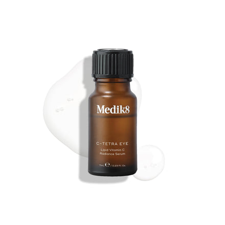 Medik8 C-Tetra Eye Serum - Lipid 14% Vitamin C Radiance Serum - For Visibly Brighter, Smoother & Energised Eyes - 7ml