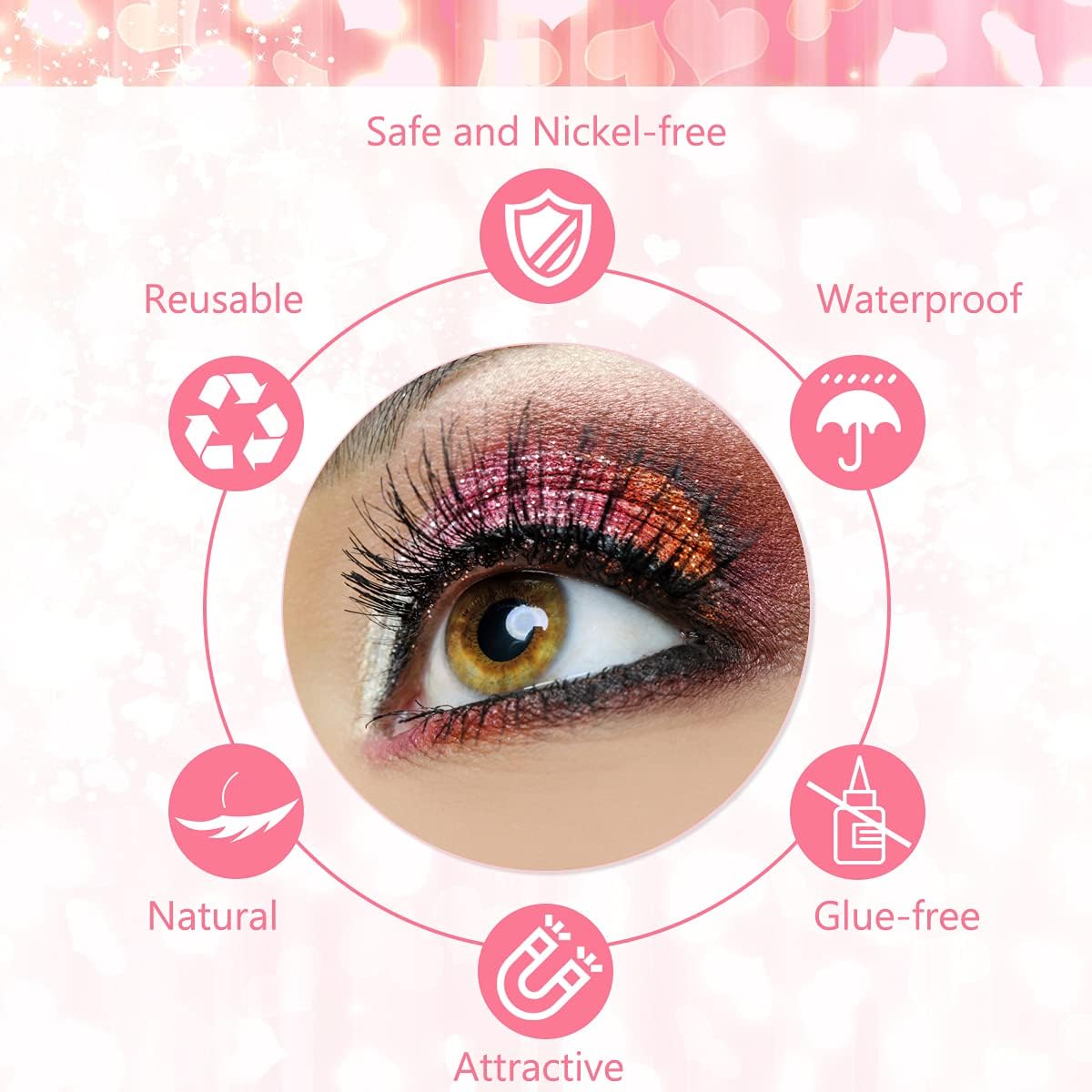 Eyelash Extension 0.15 D Curl Mix-8-15mm Soft Black Matte Optional (Large)