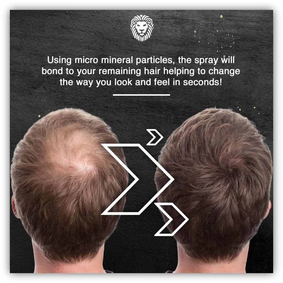 Mane Hair Thickener Direct from the Manufacturer for hair loss and thinning hair Black