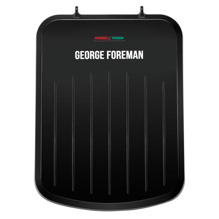George Foreman 25800 Small Fit Grill - Versatile Griddle, Hot Plate and Toastie Machine with Speedy Heat Up and Easy Cleaning, Black