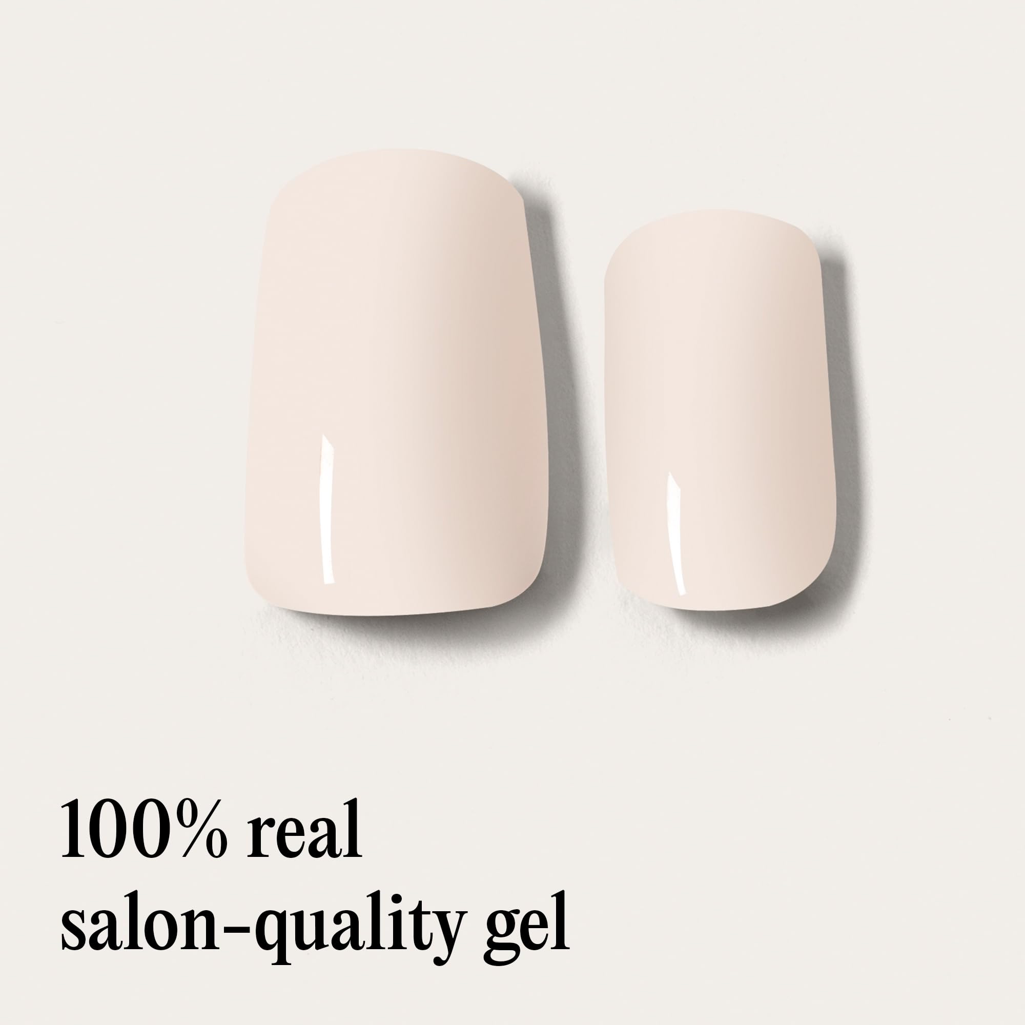 Mylee Gel Nail Wraps – 10 Pre-Cured Gel Stickers for Instant Mani – No Lamp Needed, Chip-Resistant, Glossy Finish, Lasts Up to 14 Days – Easy to Apply, Vegan & Cruelty-Free (0019 - Stone Cold)