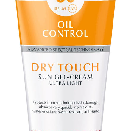 Eucerin Sun Body Oil Control Gel-Cream SPF 50+ 200ml, Ultra-Light Dry Touch Gel Sun Cream for Oily Skin, Fast-Drying Sunscreen with Oil Control Technology, Water-Resistant