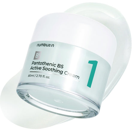 numbuzin No.1 Pantothenic B5 Active Soothing Cream | Remove sebum and skin troubles, Pantothenic acid, Korean Skincare Gift for Women | 2.70 fl oz