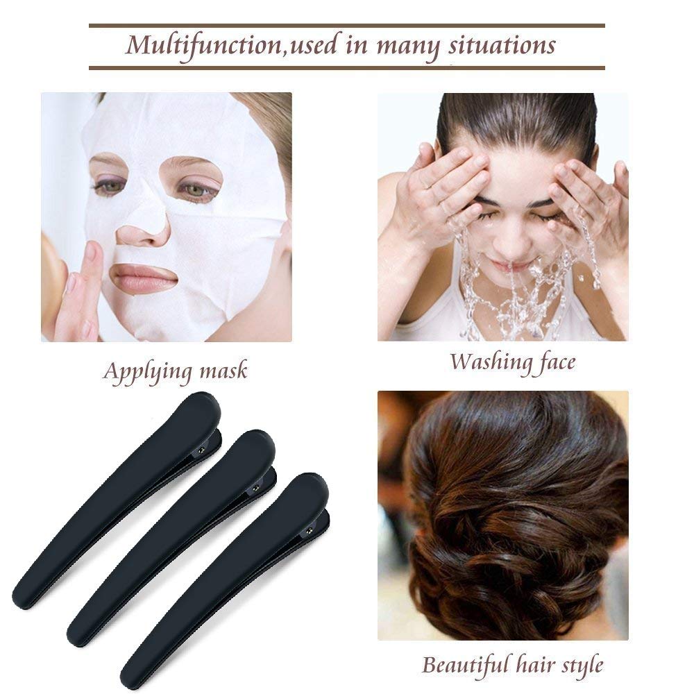 12pcs Hair Clips for Styling Sectioning + 1pcs Antistatic Parting Comb for Women Girl Stylist Hair Braiding Cutting Hairdressing Salon Tool by JT JUSTIME