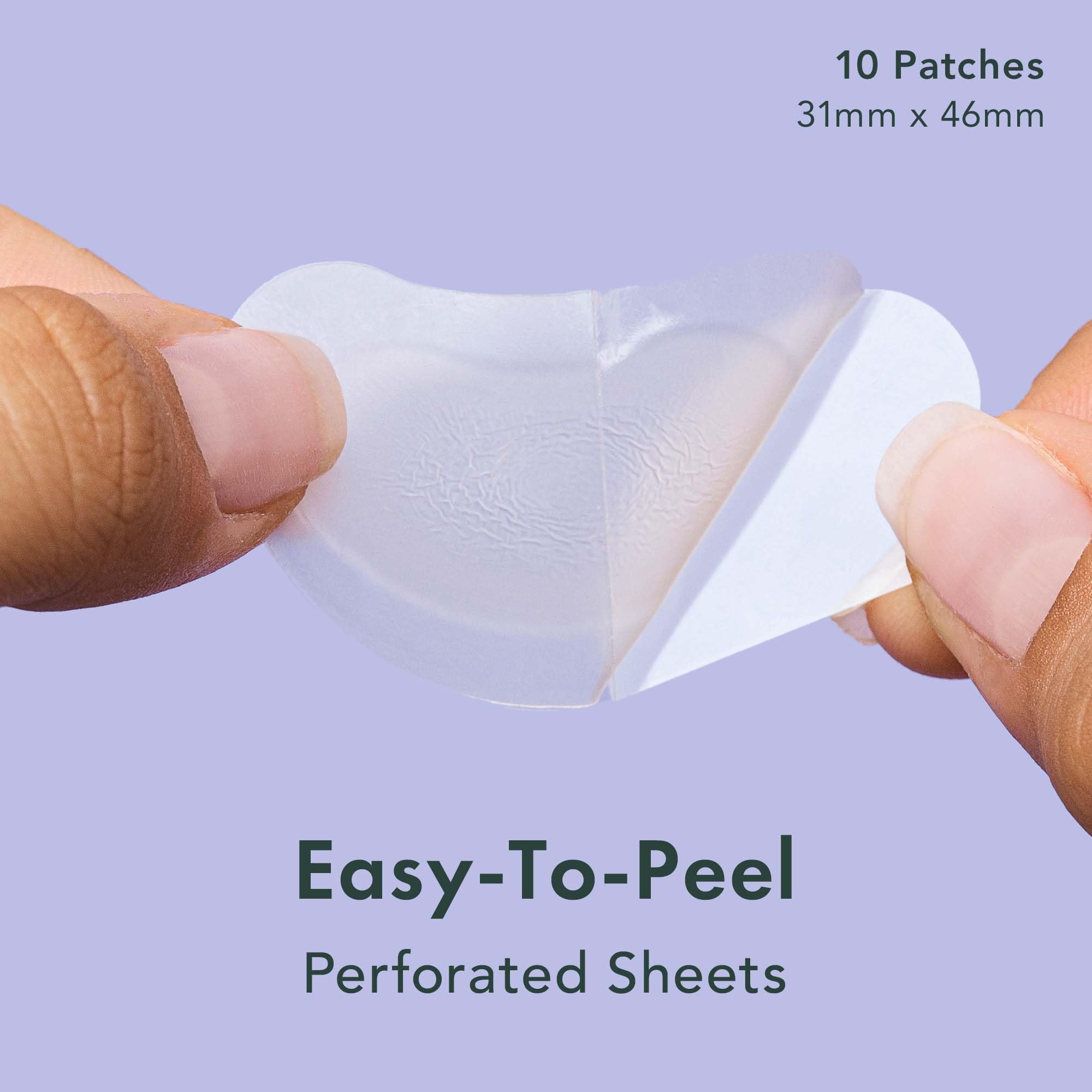 Rael Pimple Patches, Miracle Large Spot Control Cover - Large Size for Chin Cheek Nose, Korean Skincare, Hydrocolloid Acne Spot Treatment Patch, Vegan & Cruelty Free (10 Count)