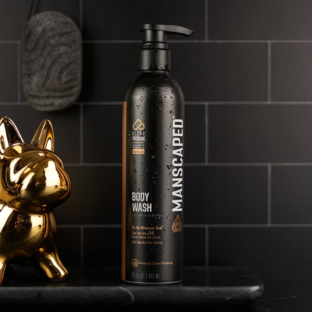MANSCAPED® Men’s UltraPremium Body Wash, Luxurious Clean Formula Infused with Aloe Vera and Sea Salt, Refreshing and Nourishing Daily Shower Gel for Hydrating Skin, (16 oz)