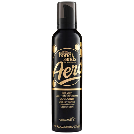 Bondi Sands Aero Liquid Gold Self Tanning Foam | Lightweight + Quick Dry Aerosol Formula Gives Skin a Long-Lasting Golden Tan | 7.61 Oz/225 mL